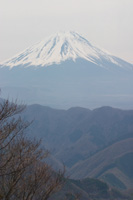 蛾ヶ岳から見た富士山