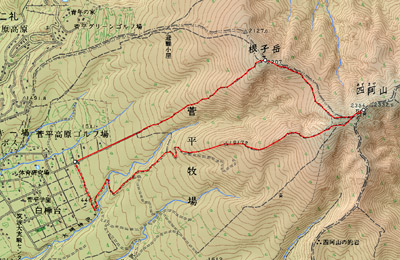 菅平牧場 四阿山 写真