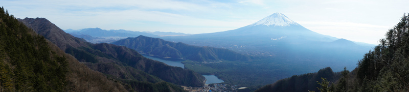 富士五湖　西湖　王岳　登山　写真　記録