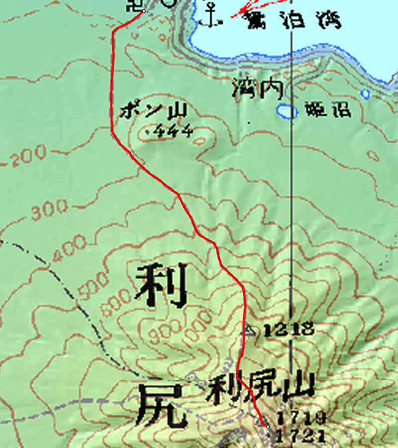 利尻山登山 写真